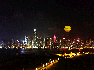 香港の夜景 ザ・リッツ・カールトン香港