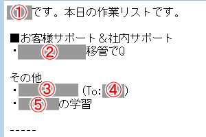 T君の仕事